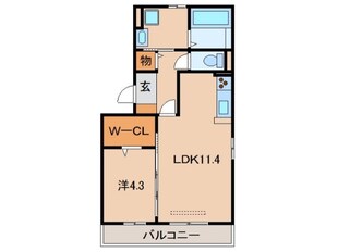 紀ノ川駅 徒歩5分 2階の物件間取画像